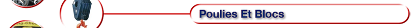 Poulies et blocs